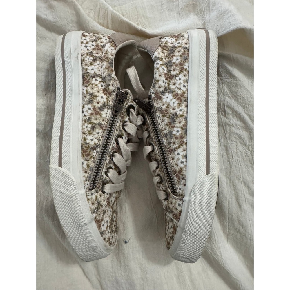 Taos Z soul beige floral print sneakers - Picture 4 of 8